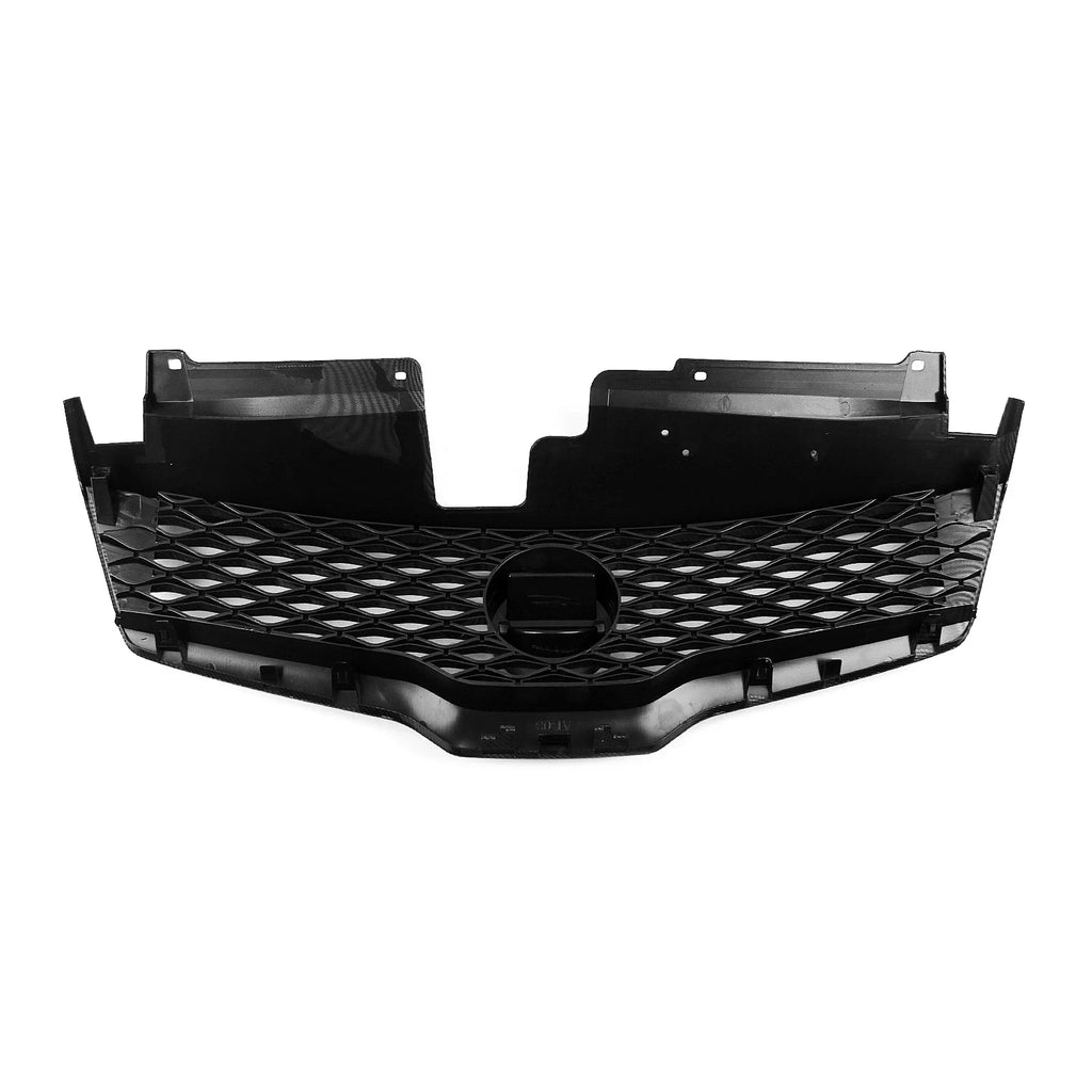Car Front Bumper Upper Grille Mesh Grill for Nissan Altima 2007-2009 Carbon Look
