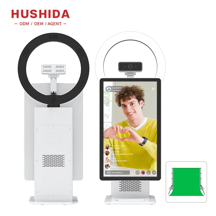 HUSHIDA HD Camera 15.6 Inch Device Live Streaming Multi Function Tiktok Live Instrument Livestream Software