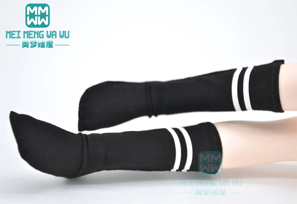 BJD Accessories for 1/3 BJD SD DD Doll Fashion Striped Socks, Reticulated Stockings, Lace Stockings