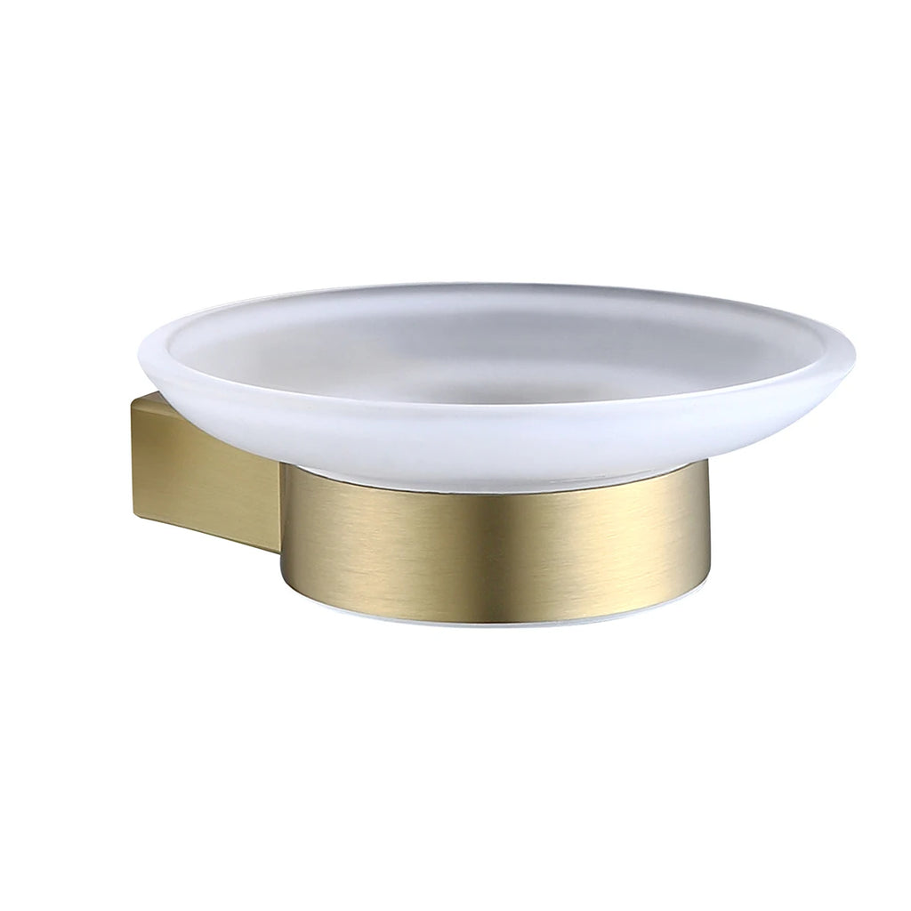 Luxury Wall Mounted Brushed Gold Bathroom Accessories Set Stainless Steel Towel Bar Set Hardware Accessories