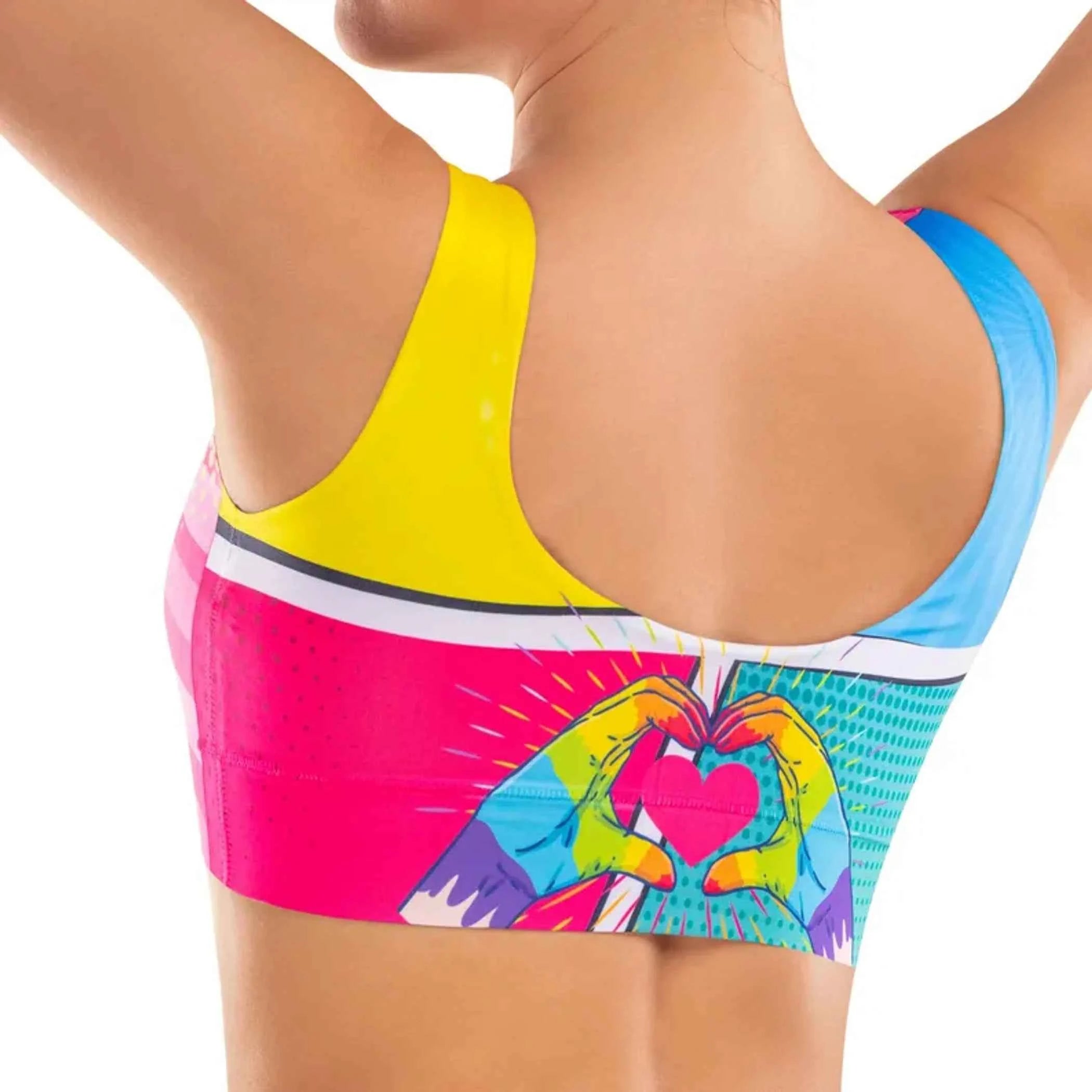 TD Mememe INTRIGUE Amour Women's Crop Top Breathable Woven Gym Tank Top Casual Short Length Clothing for Gym Use
