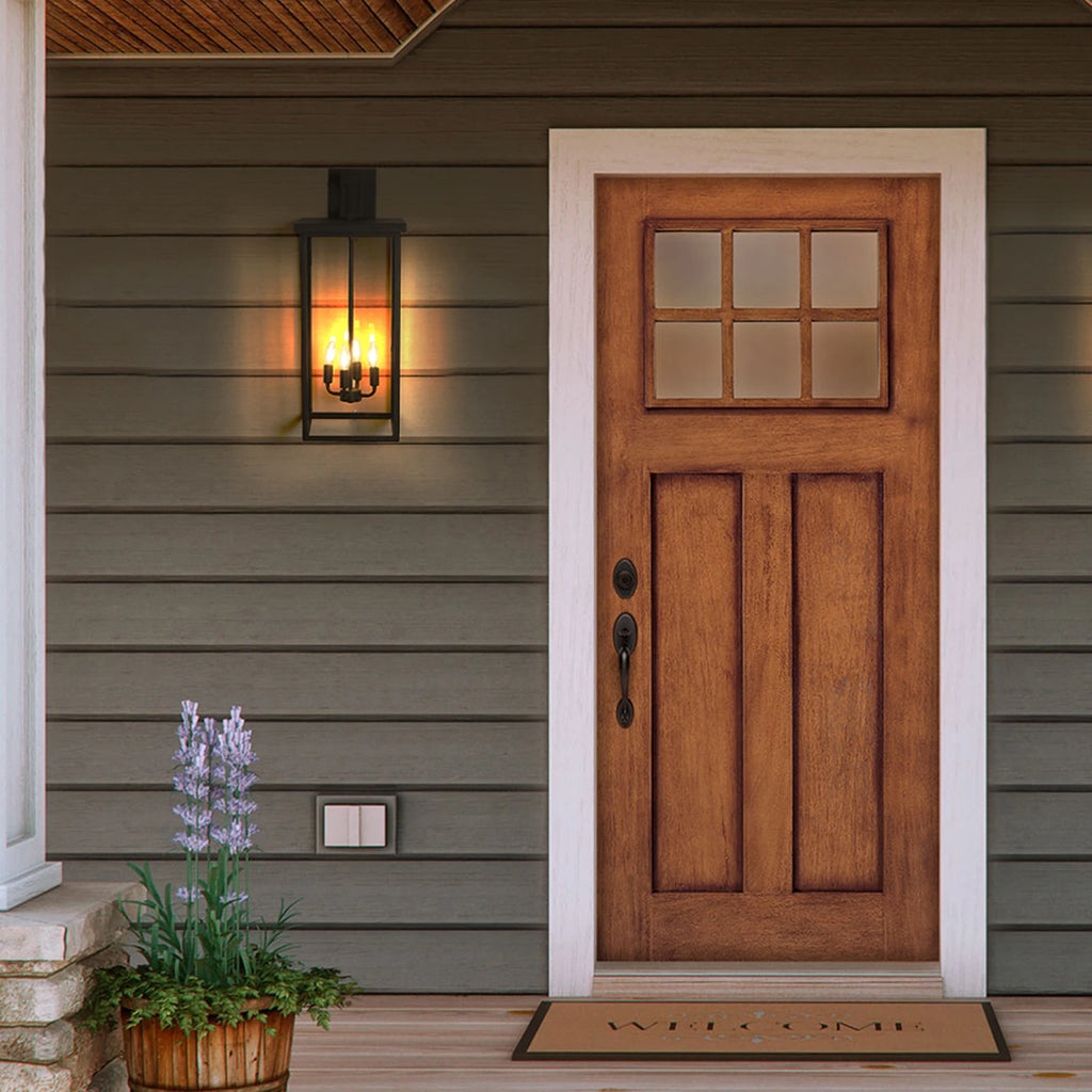 US Stock Free Shipping Outdoor Sconce Lights,30 Inch  Black Outdoor Lanterns Waterproof for Front Porch Garage Balcony