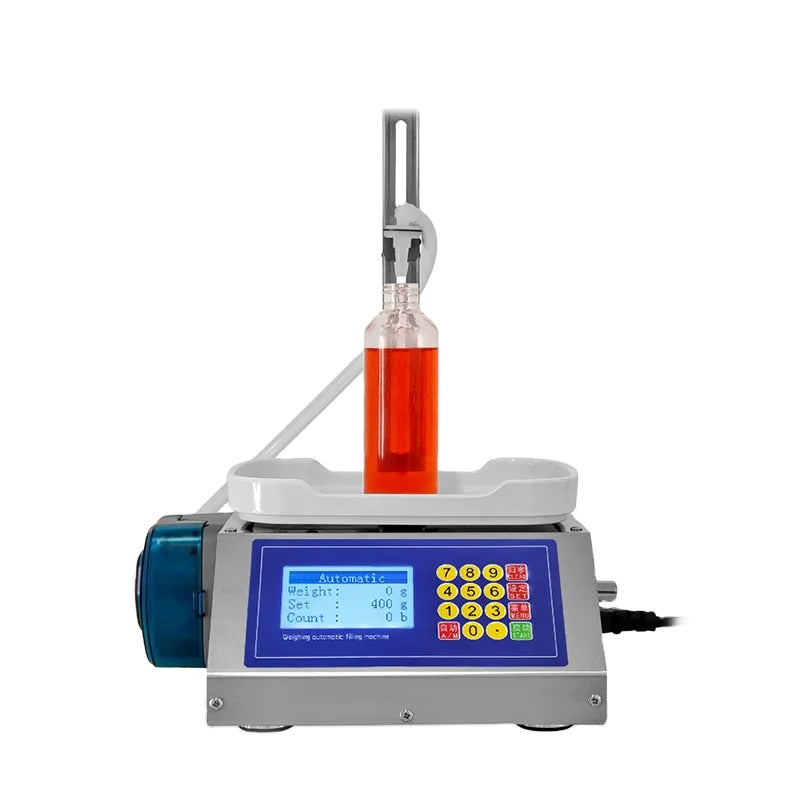 High Accuracy Small Smart Perfume Essential Oil Juice Bottle Weighing Filling Machine for Small Business