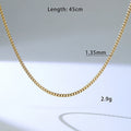1.35mm Curb Miami Cuban Link Jewel Solid Wholesale Gold Jewelry Wholesale Delicate Gold Chain 14k Necklace