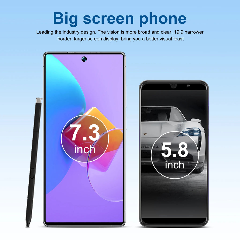 Original Condition S25 ULTRA 5G Cellular Phone 108MP Rear Camera 7.3 Inch Screen 7800mAh Battery Smart Cell Phone Unlocked
