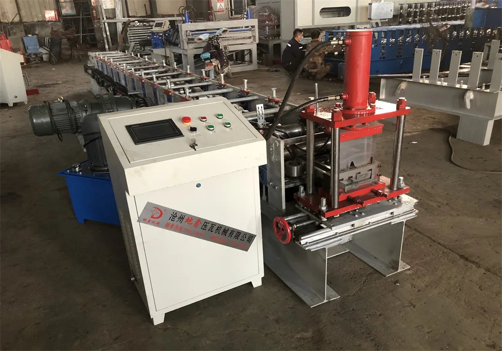 Automatic MetalMaquina Formadora De Acero Tipo C Modelo Ajustable c Channel Making Machine