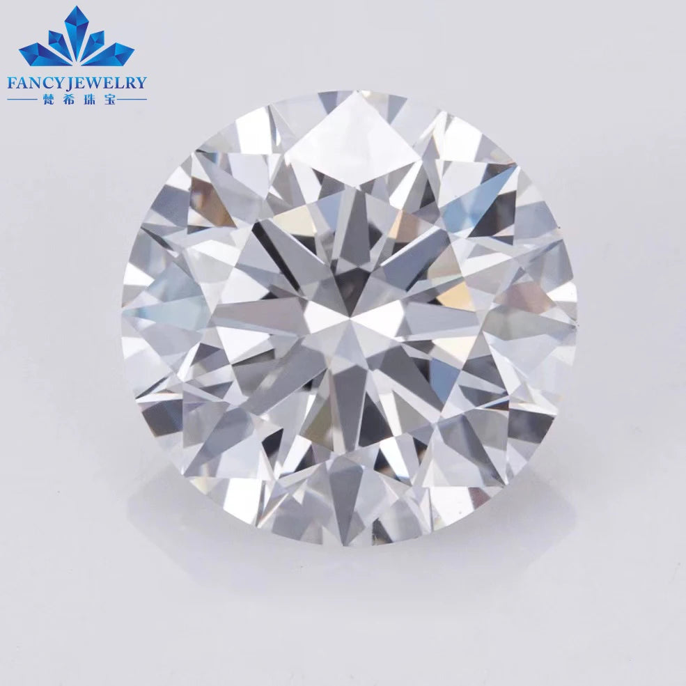 Wuzhou Gems IGI Certificate Lab Grown White D VS1 2CT 8MM Round Brilliant EX Cut HPHT Diamonds for Sale
