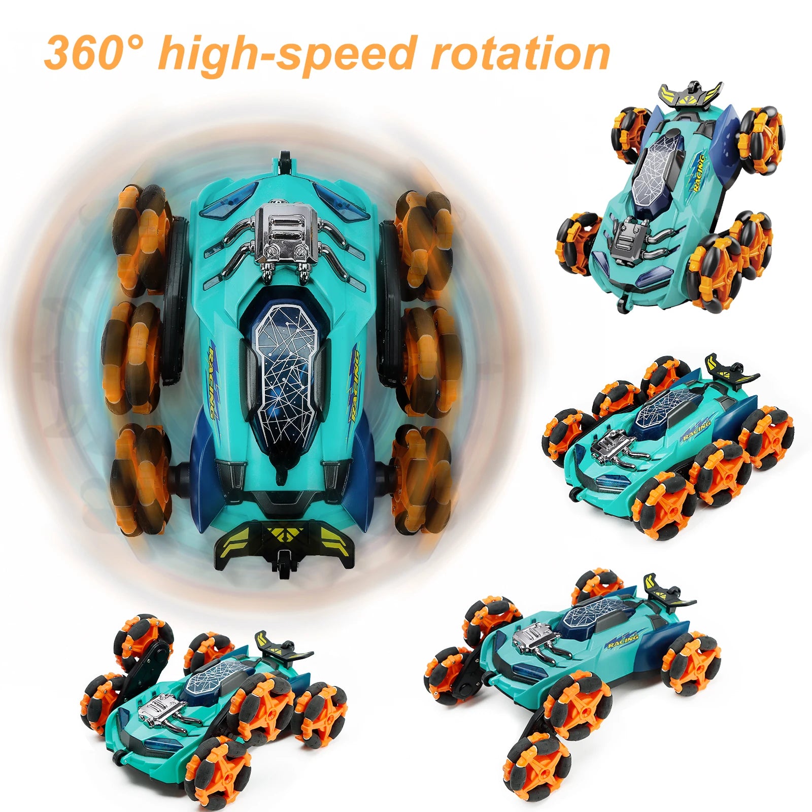 NEW 1612 Rc Stunt Car 2.4GHZ 6WD 10CH Mini Car 360 Degree High Speed Rotation Cool Super Power Remote Control for Toy Gift