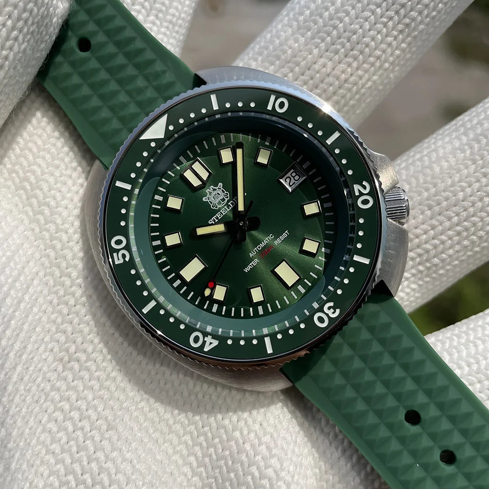 SD1970 Stock Supply Men Mechanical Watch Diving Wristwatch 200 Merter Water Resistance Stainless Steel Watch Relojes Hombre 2024