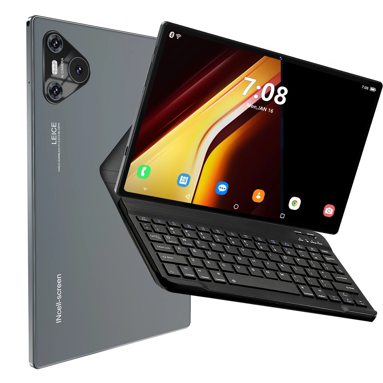 10.1 Inch Dual Camera Tablet PC Large IPS Capacitive Touch Screen 12GB 512GB Android USB 5G WiFi MTK Processor for Entertainment