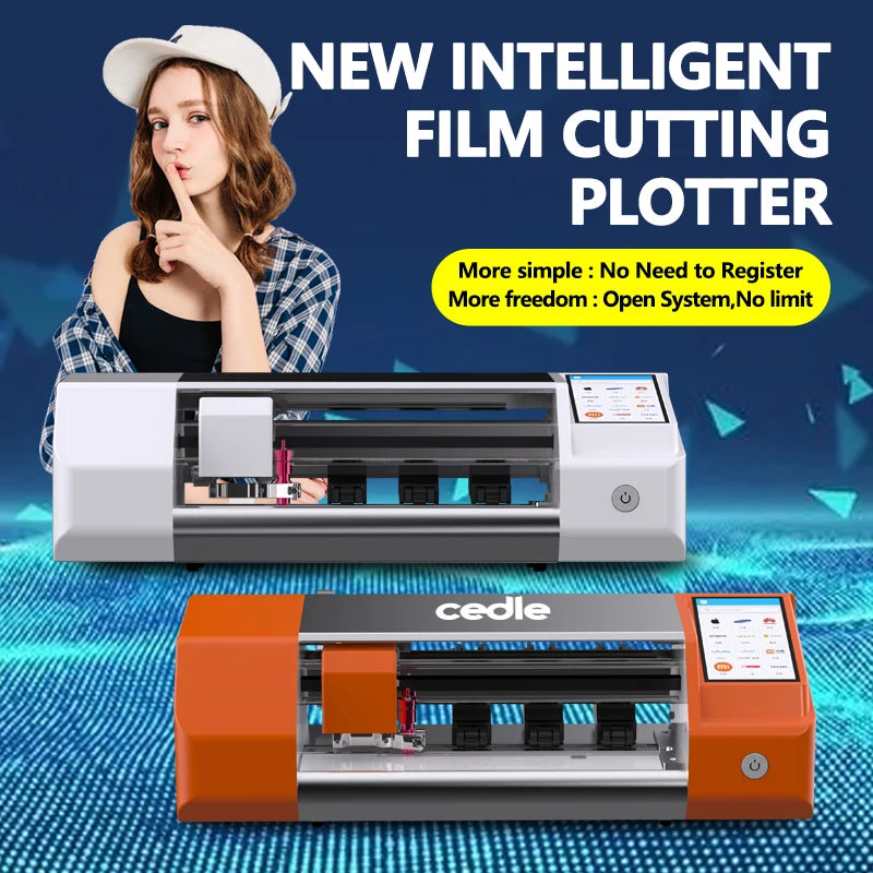 Wholesale Price 0.18Mm 5.5 Inch White Orange Wifi Smart Auto Manual Mini Hydrogel Film Screen Protector Cutting Machine