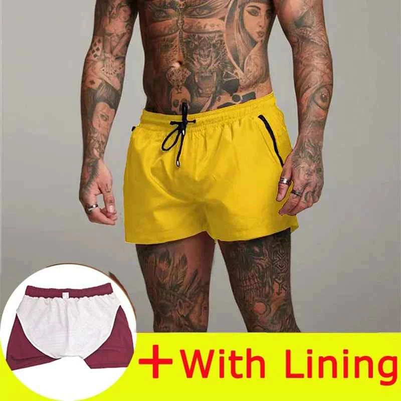 Summer Board shorts Swimwear Mens Swim Shorts Summer Beach Shorts Boxer Swimming Trunks Men Swimsuit High Quality Board Shorts
