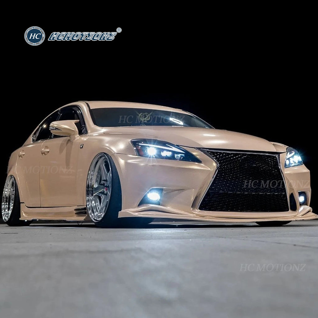 HCMOTIONZ LED Headlights Assembly for 2006-2013 Lexus IS DRL Start Animation 6000k Color Fitting Models IS250 IS350 ISF IS 220d