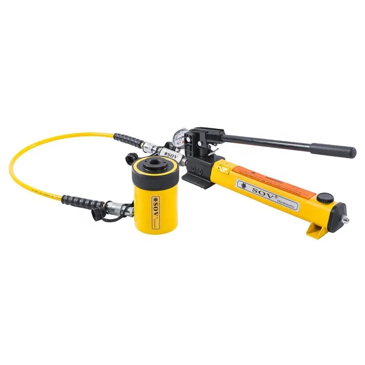 ENERPAC RCH-306 Single Acting Hollow Plunger Hydraulic Cylinder 30 Ton Alloy Steel 700 Bar