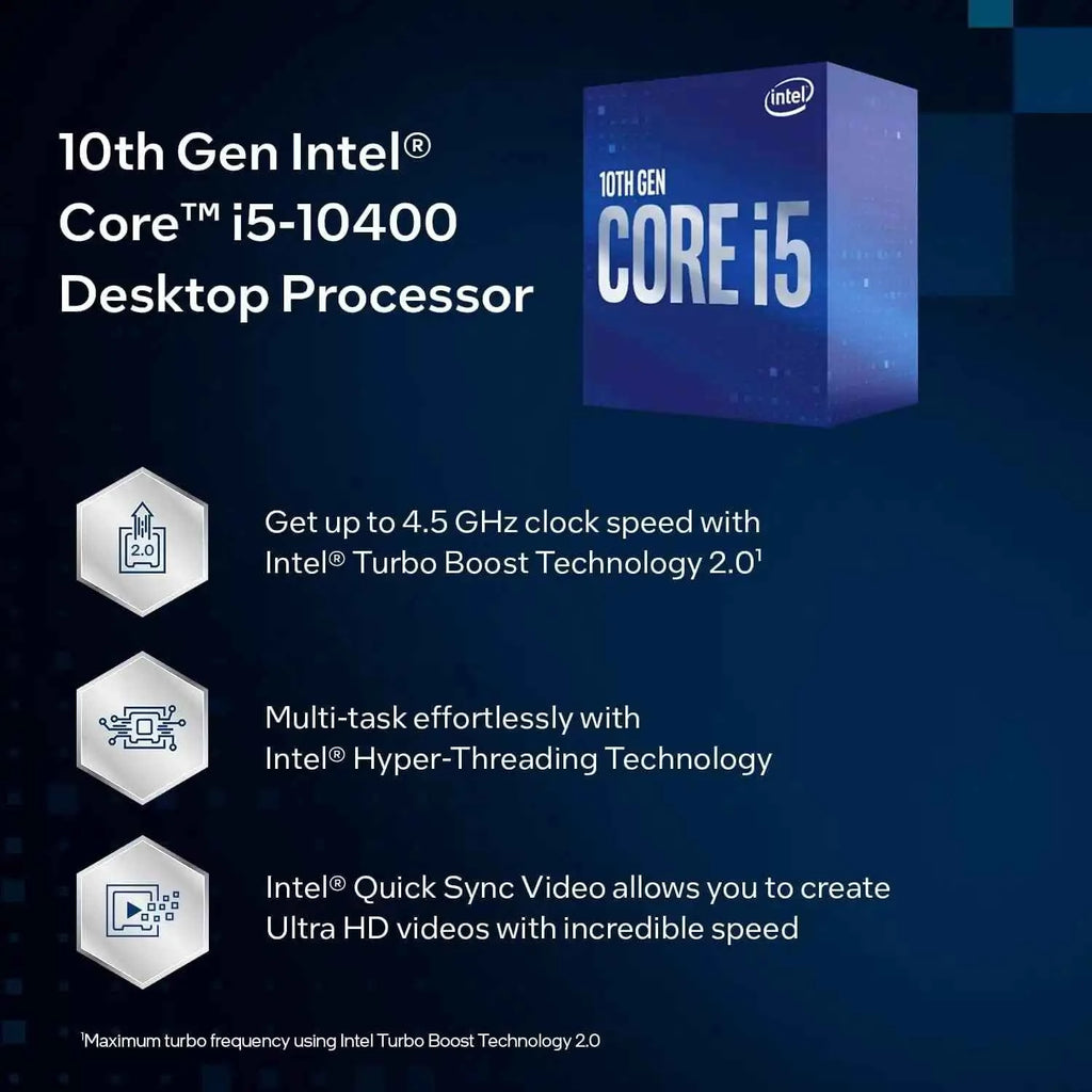 I5 10th Gen Processor Intel Core I5 10400F 6 Cores LGA1200 Intel I5 Processor 10400,I5-10500,I5-10505,10600,I5-10600K 10600KF