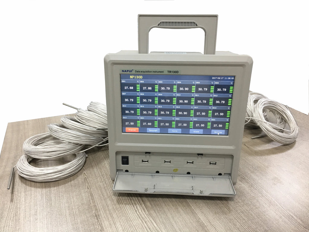 NAPUI 130D Customizable Indoor Plastic Universal High Accuracy Temperature Recorder Controller Current Measurement OEM/ODM