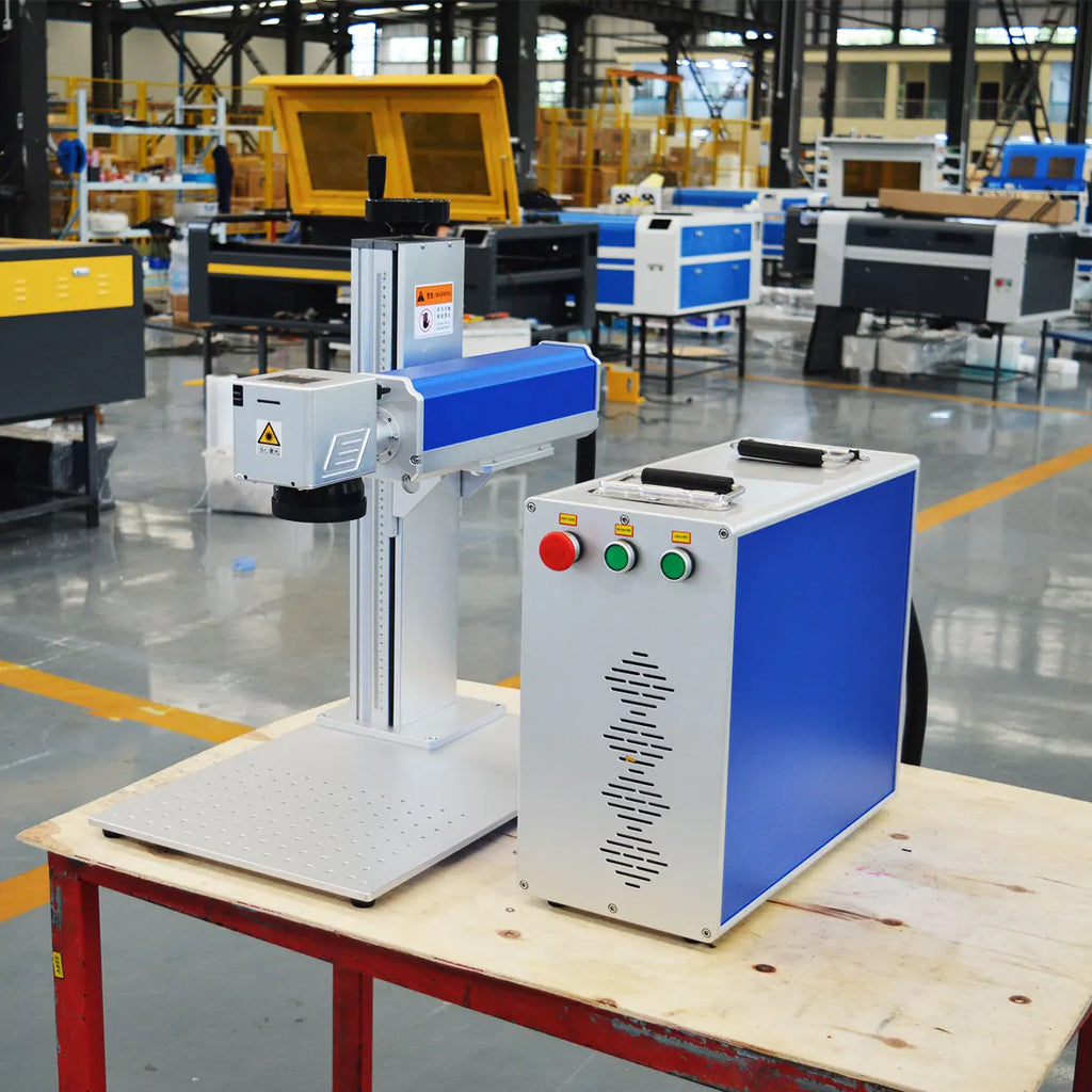 ActionLasers Fiber Laser Marking Machine Metal Engraving Raycus Fiber Laser 20W 30W 50W 3D Rf Laser Marking Tube Metal and Some Nonmetal