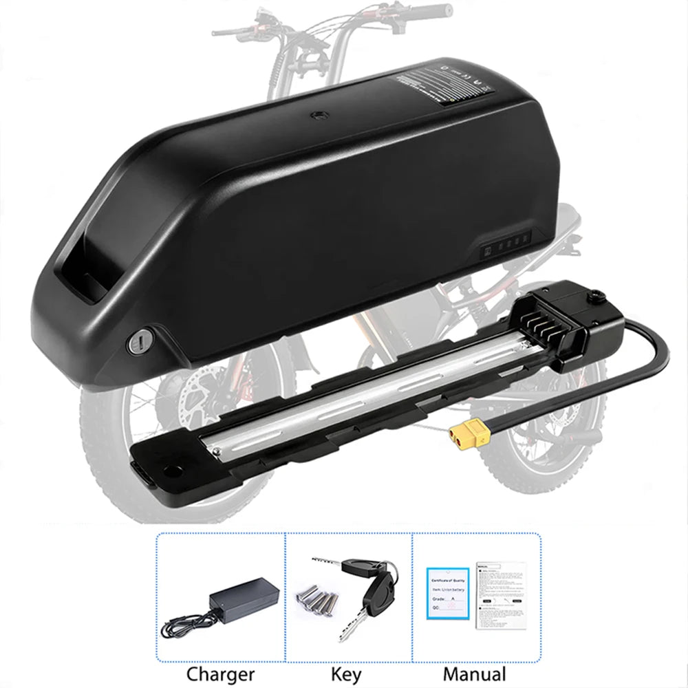 DE Stock 48V Lithium Batterie 25Ah Rechargeable Battery Pack for Electric Bicycle Scooter with 3A Charger Built in BMS 50A Akku