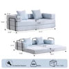 US Warehouse Modular Sofa Foldable Sofa Bed Small Apartment Fast Delivery Lightweight Modern Design