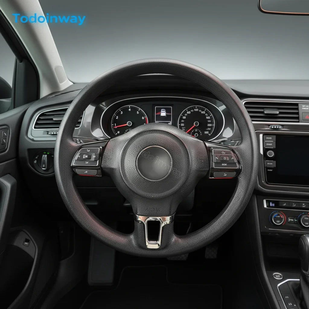 Car Steering Wheel button volante multiMedia switch for VW Golf 6 Polo Bora Caddy EOS Tiguan Touran Passat B7 Jetta MK6 MK5 trim