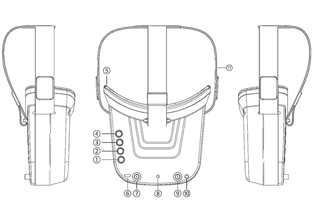 5.8G 40CH Dual Antennas FPV Goggles Monitor Video Glasses Headset HD W/ 5.8G 25mW Transmitter FPV Camera + OSD for Racing Drone
