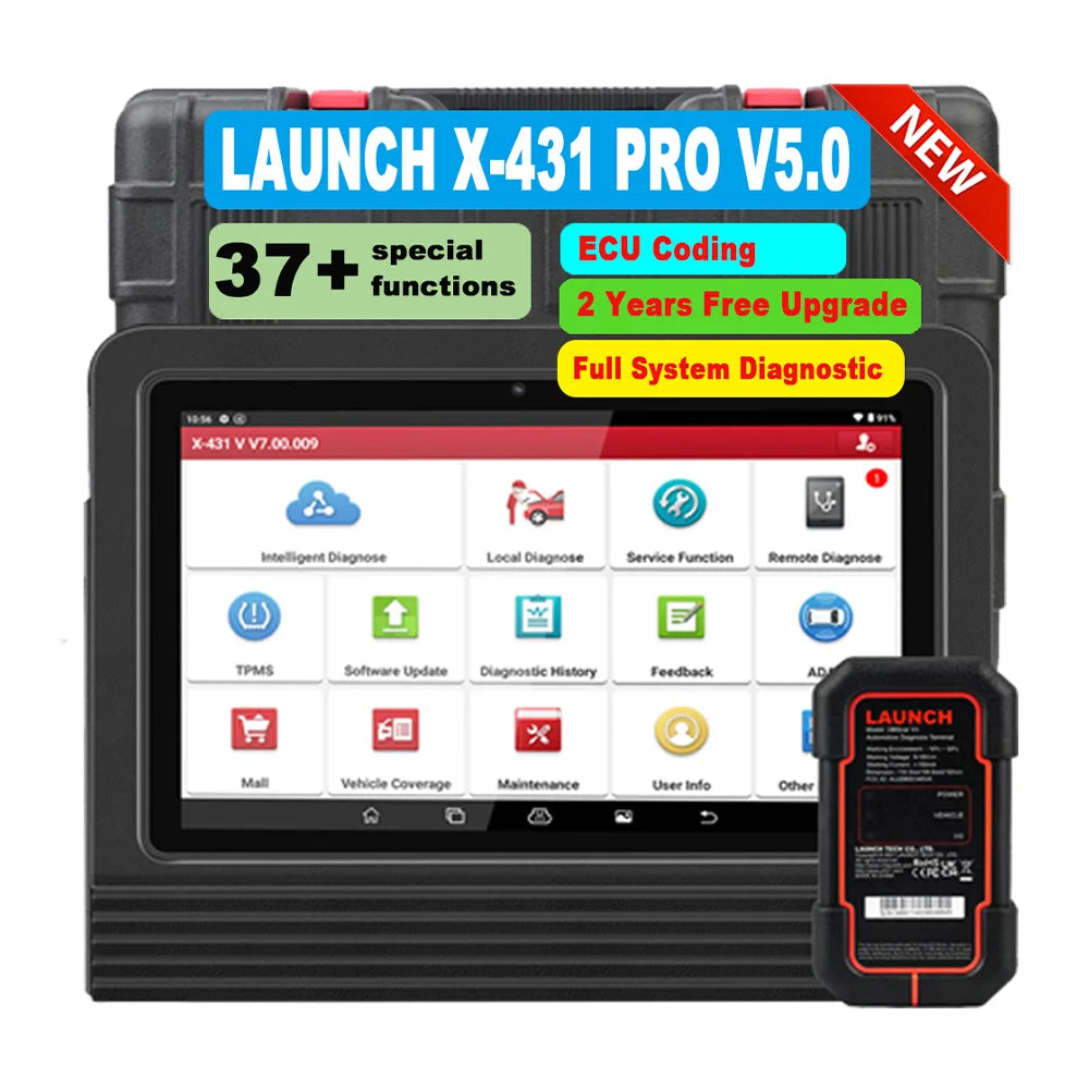 Launch X431 PRO V5.0 PROS V5.0 12V SDK ECU Programming Tools Car OBD2 Scanner Diagnostic Tool Code Reader Vehicle Tools