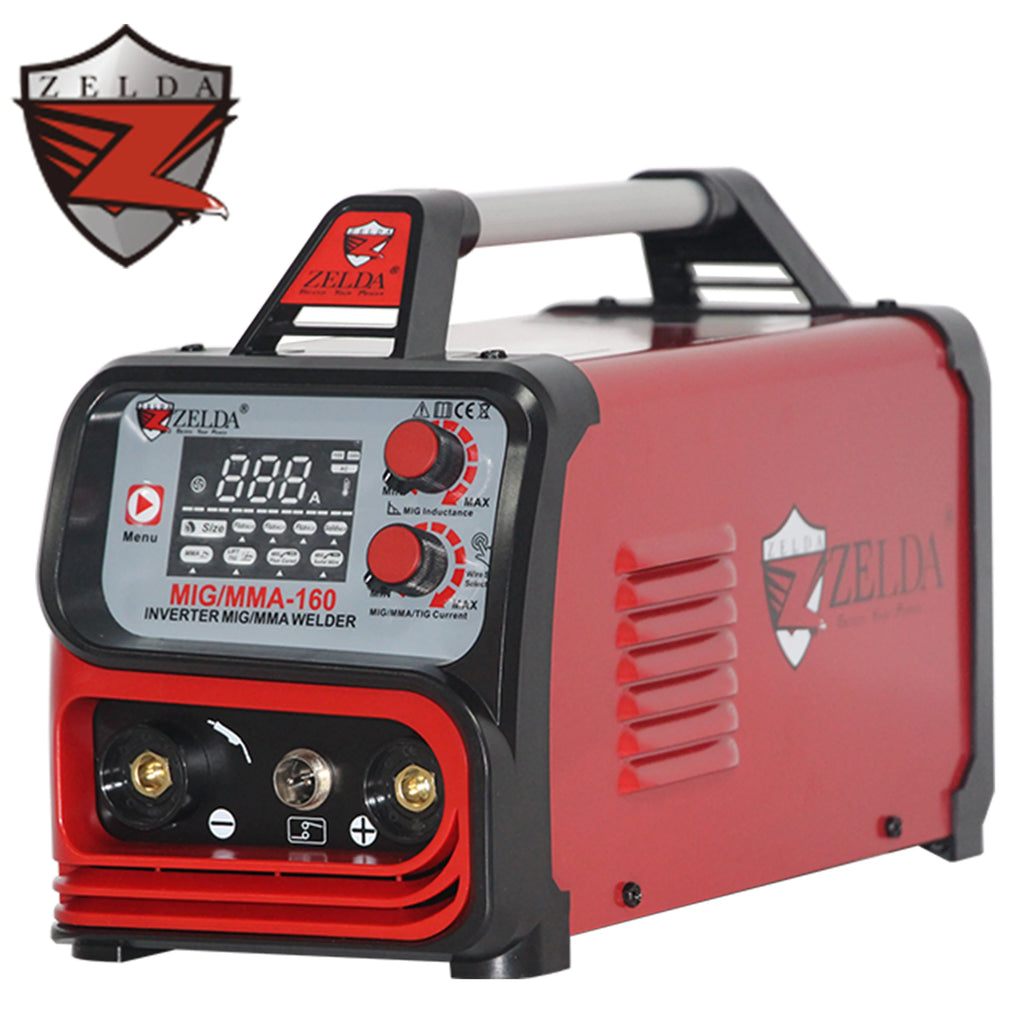 ZELDA Portable 160amp Automatic MIG Welder for Aluminum Gasless MIG Welder-New Condition