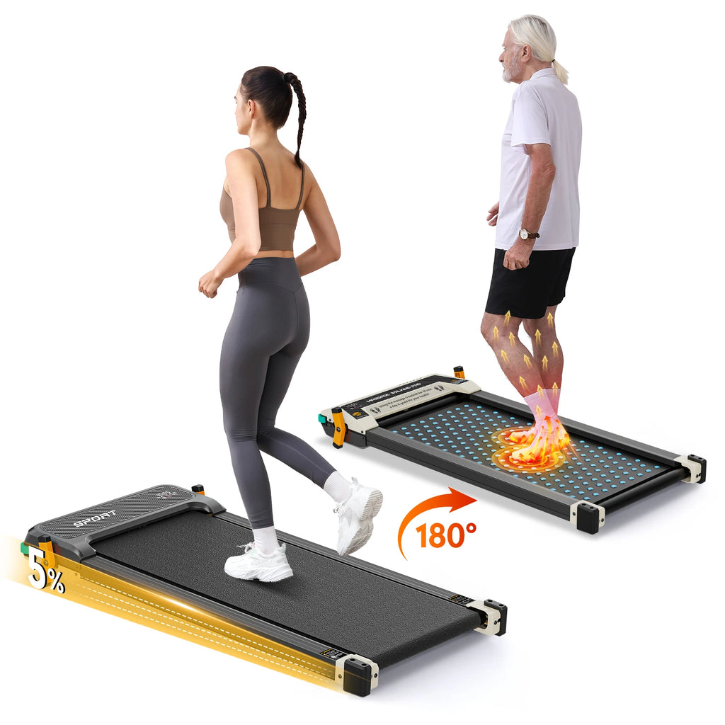 EU Stock Foldable Electric Treadmill for Home Use New Design Under Desk Walking Pad with Manual Incline Dropshipping Cheap