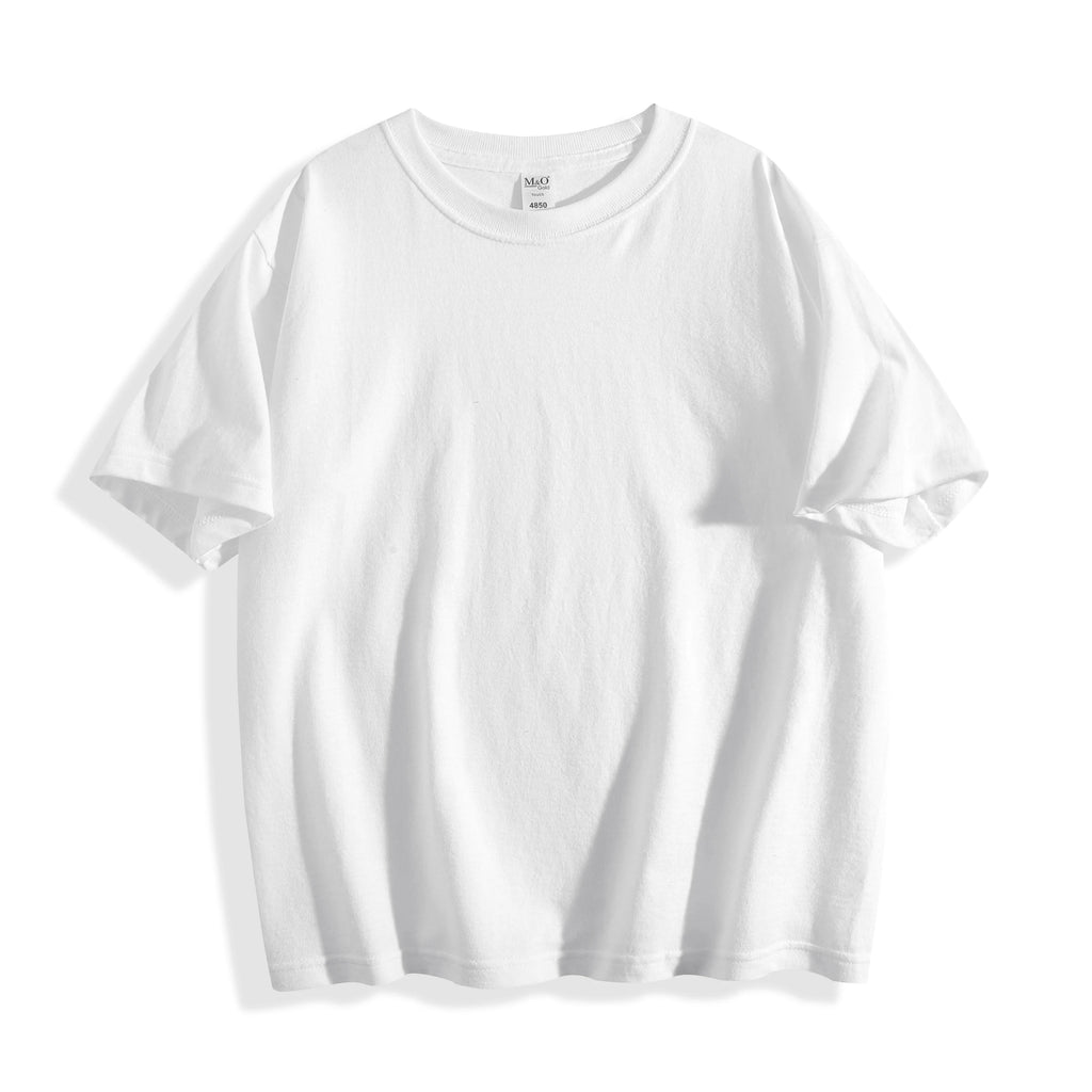 100% Cotton Kids Clothing Solid Children's T-Shirts Short Sleeves Basic T-Shirt Solid Color Summer Wear for Boys