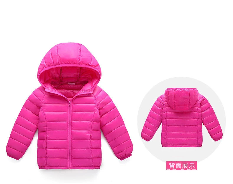 2-12 Years Autumn Winter Kids Down Jackets For Girls Children Clothes Warm Down Coats For Boys Toddler Girls Outerwear Clothes