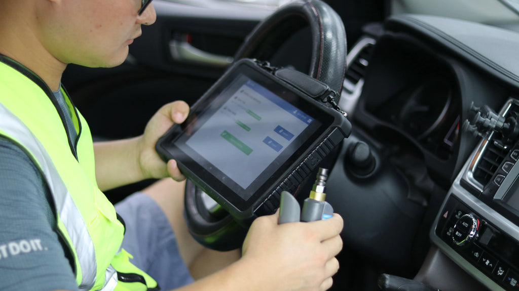 High Quality 10.1 Inch Windows 11 Intel JASPER LAKE N5100 CPU Removable Battery RS232 RJ45 Ports Industrial Rugged Tablet PC