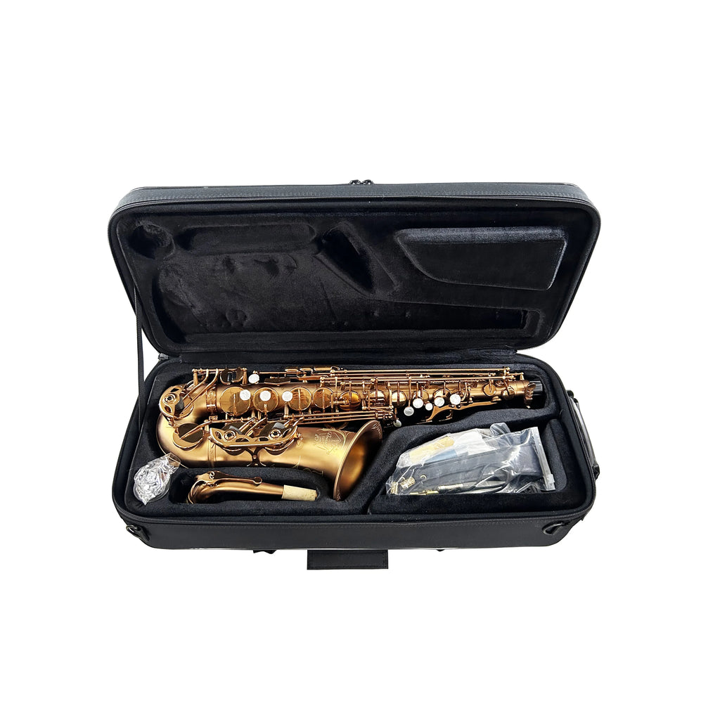 SEASOUND OEM Professional Eb Tone Coffee Matt Alto Saxophone JYAS102CFMT Woodwind Instrument