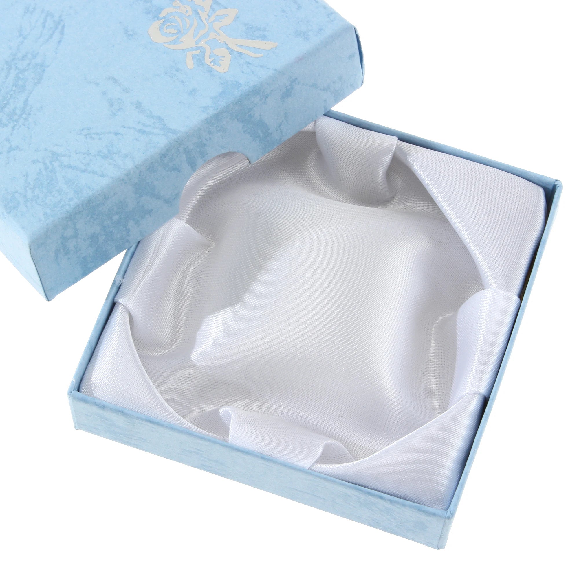 Square Rose Printed Jewelry Packaging Box Bracelet Necklace Storage Case Cardboard Gift Box Jewelry Organizer Case
