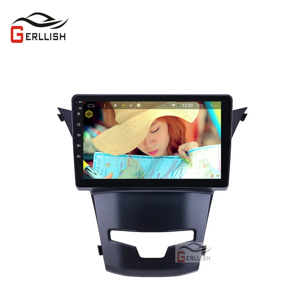 9" Android Car DVD Multimedia Player Auto Radio Stereo for SsangYong Korando 2014-2018 Navigation With GPS WIFI Playstore