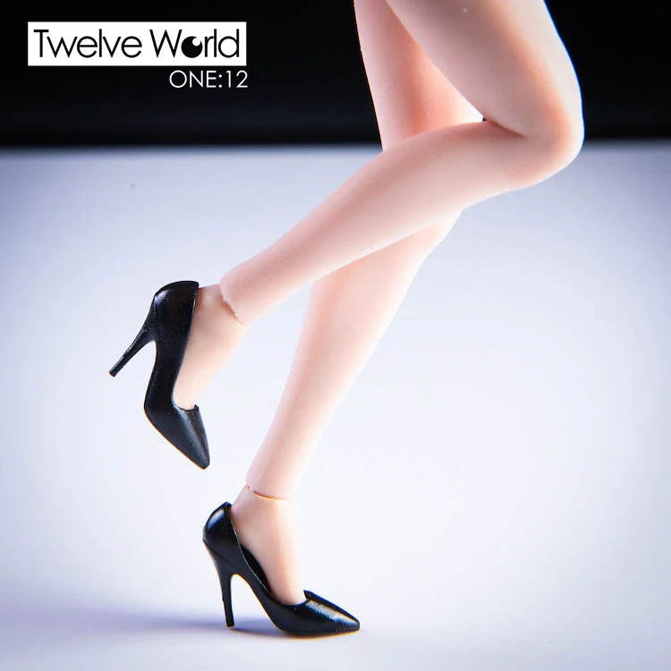 Tbleague 1/12 Scale TW09/TW10 High Heels Female Hollow Shoes for 6" Phicen Female Action Figure Body TWTOYS