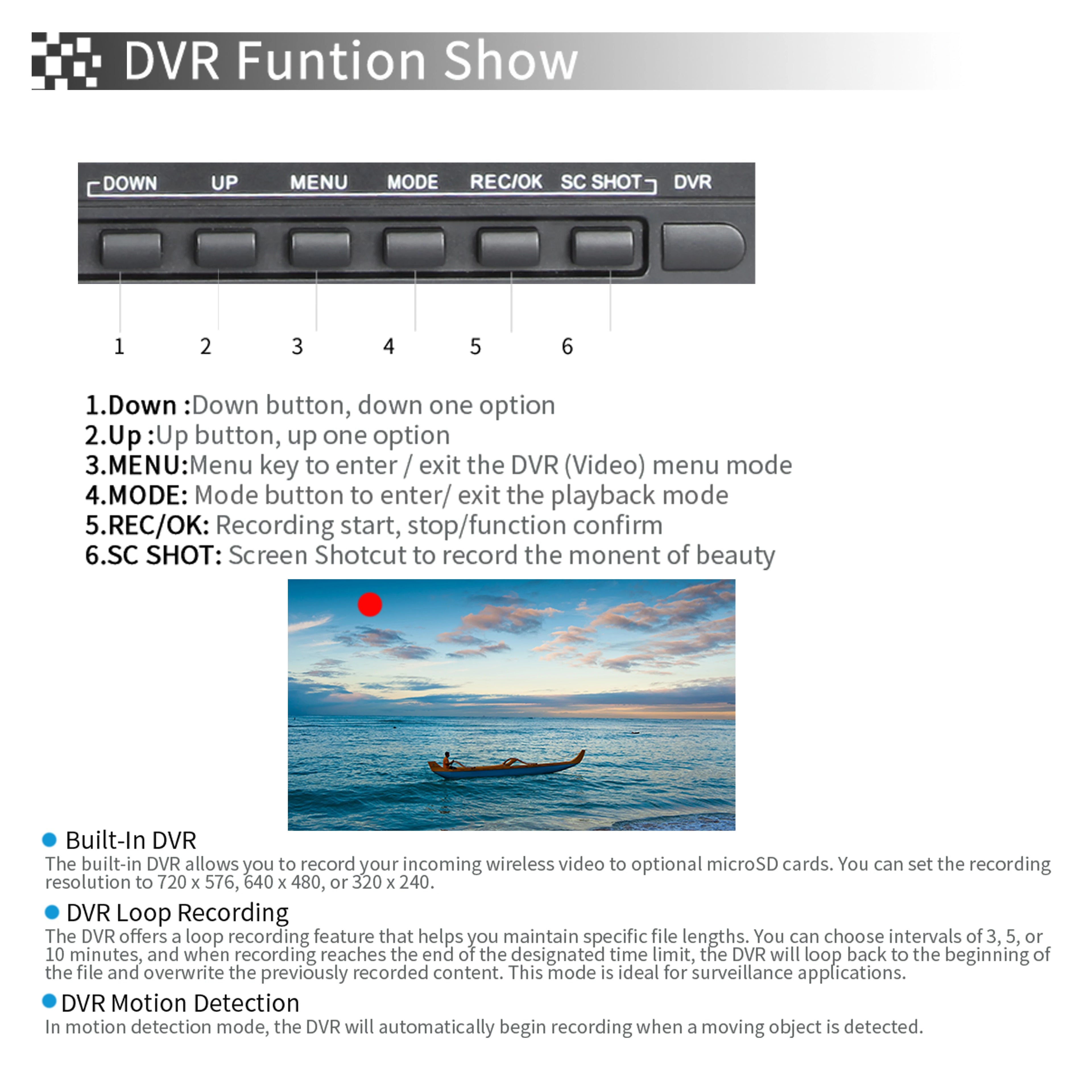 FEELWORLD PVR1032 | 10.1" 500cd/m² 5.8GHz High Brightness Build in Battery FPV Monitor Wireless Receiver Drone Monitor