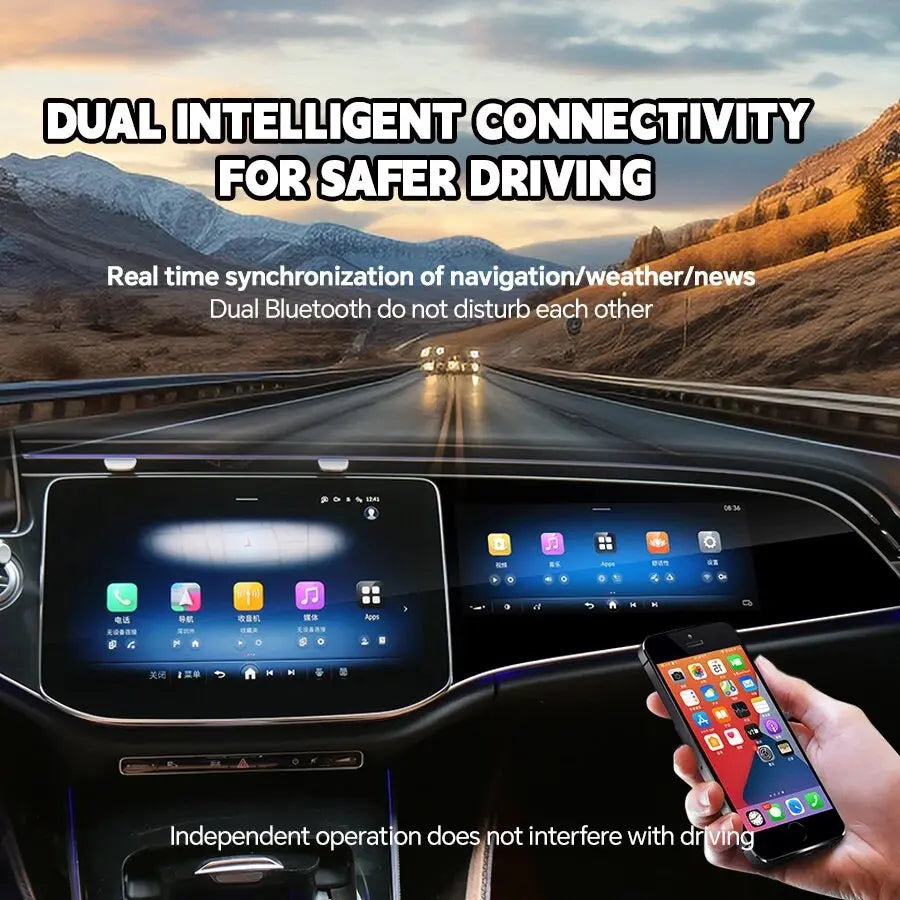 For Benz E Class E260 E300 W214 2024 Co-pilot Smart Screen 12.3 Inch  Car Radio Multimedia Player Entertainment System Monitor