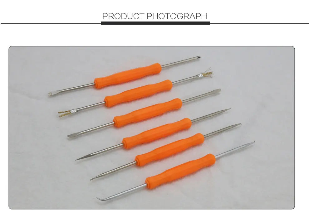 6 in 1 Auxiliary Tools Satisfy 12 Kinds of Requirements Pressure Drill Pry Stamp Cut Crape Hook Pull Brush Welding Maintenance