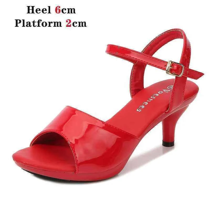 Sandals Women Shoes Big Size 43 Thin Heels Summer Candy Color Peep Toe High Heels Sexy Nightclub Party Slides Cross-Strap Shoes