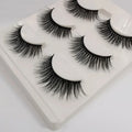 SHIDISHANGPIN 3 pairs 27 styles 3D Faux Mink Hair Soft False Eyelashes Fluffy Wispy Thick Fake Lash Handmade Eyelash Eye Makeup
