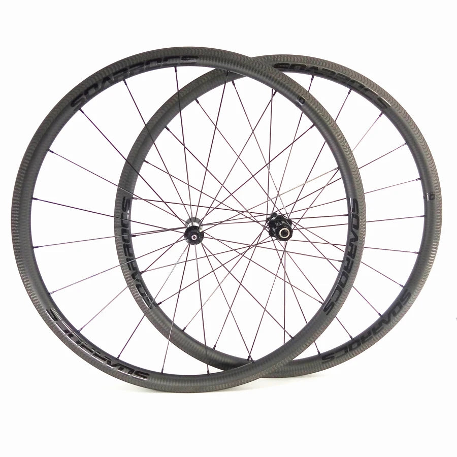 Factory Supply 30mm Rim Brake 26mm Wide Road Wheelset DT 350 Hub Sapim Spokes Tubeless Ready Clincher Tubular Carbon Bike Wheels