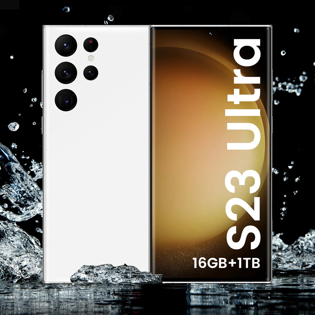 S23 Ultra Original 7.3 Inch Full Screen Deca Core 16GB+1TB Android 13 5G LTE Unlocked Smartphone 108MP Rear Camera New