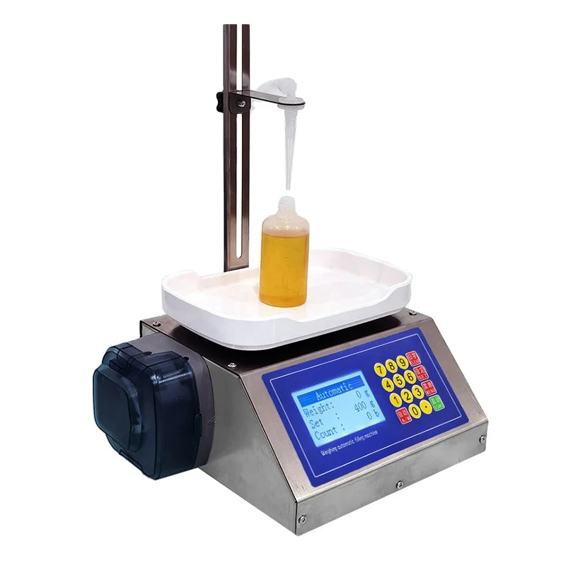 High Accuracy Small Smart Perfume Essential Oil Juice Bottle Weighing Filling Machine for Small Business