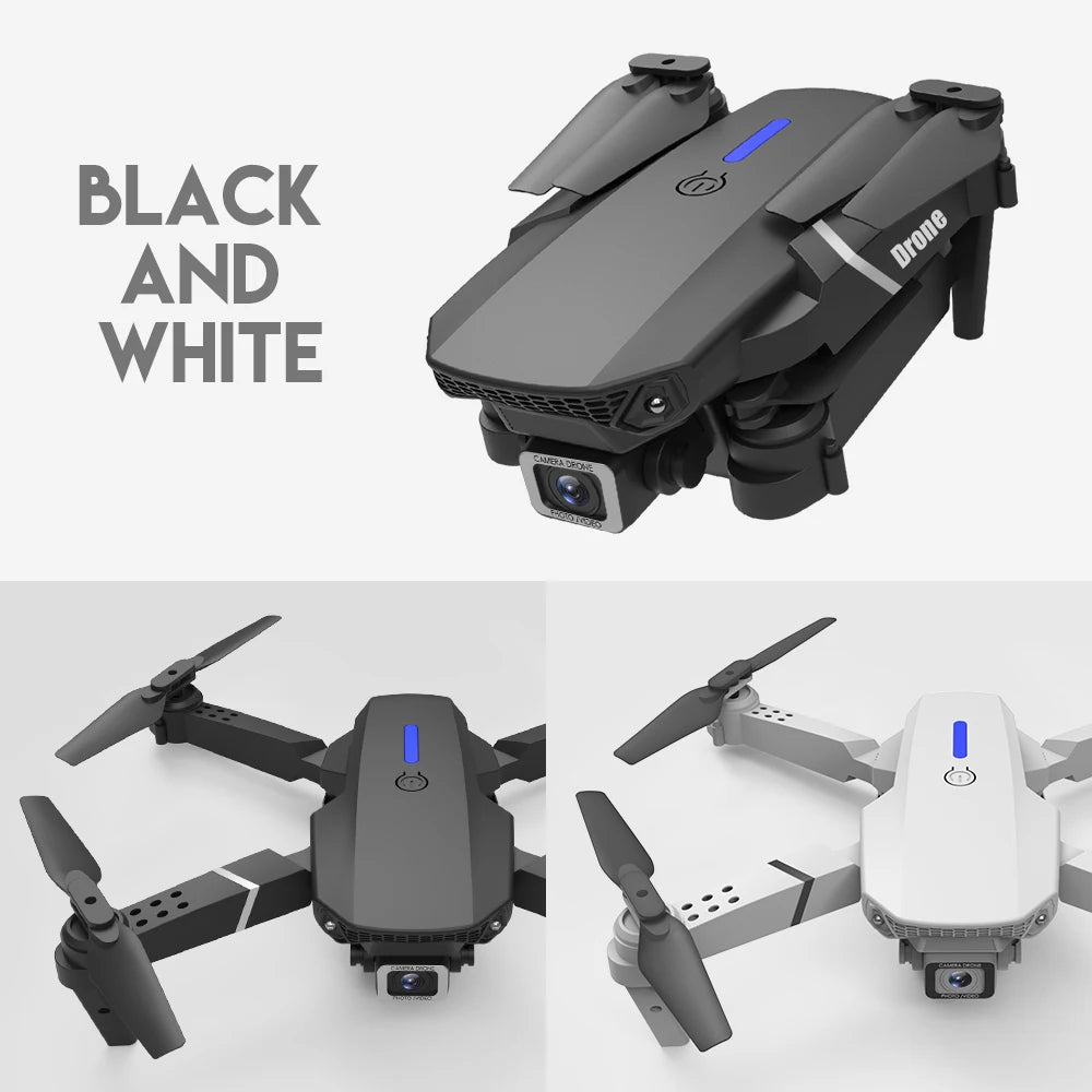 Wholesaler 720P 4K Dual E88 Folding Drone with Camera Mini Air Drone E88 Pro Remote Control Plastic Drones