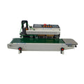 Semi Automatic Expiry Date QR Code Inkjet Printer Plastic Aluminum Foil Kraft Paper Bag Continuous Band Sealer Sealing Machine