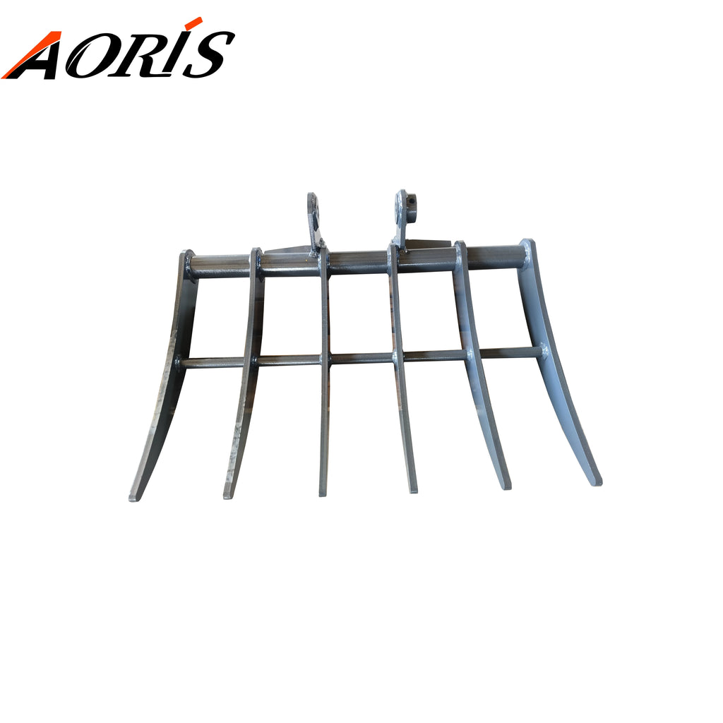 Hot Selling Mini Excavator Attachments Root Rake and Grass Rake for 0.8 Ton 1 Ton 1.2 Ton Excavators