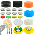 Professional Car Foam Polishing Pad Kit 138pcs for Detailing 3inch Round Hook&Loop Backing Sponge Foam Overseas Warehouse