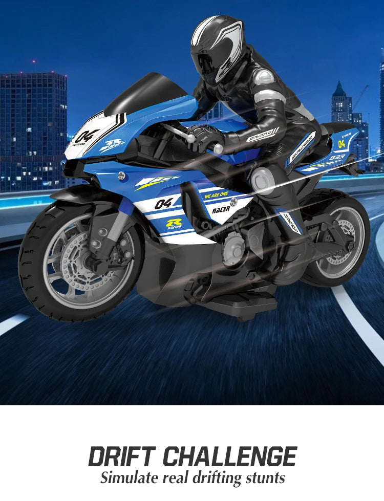 RC Motorcycles 1:6 1:10 Electric Motor RC Cars High Speed 4CH Remote Control Racing Motorcycle Drift Car Kids Xmas Festival Gift