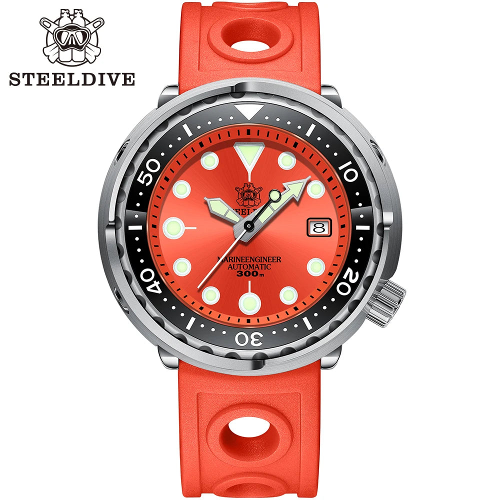 Blue Dial SD1975 Stainless Steel 30ATM Waterproof High Quality Japan NH35 Mechanical Ceramic Bezel Dver Watches for Men