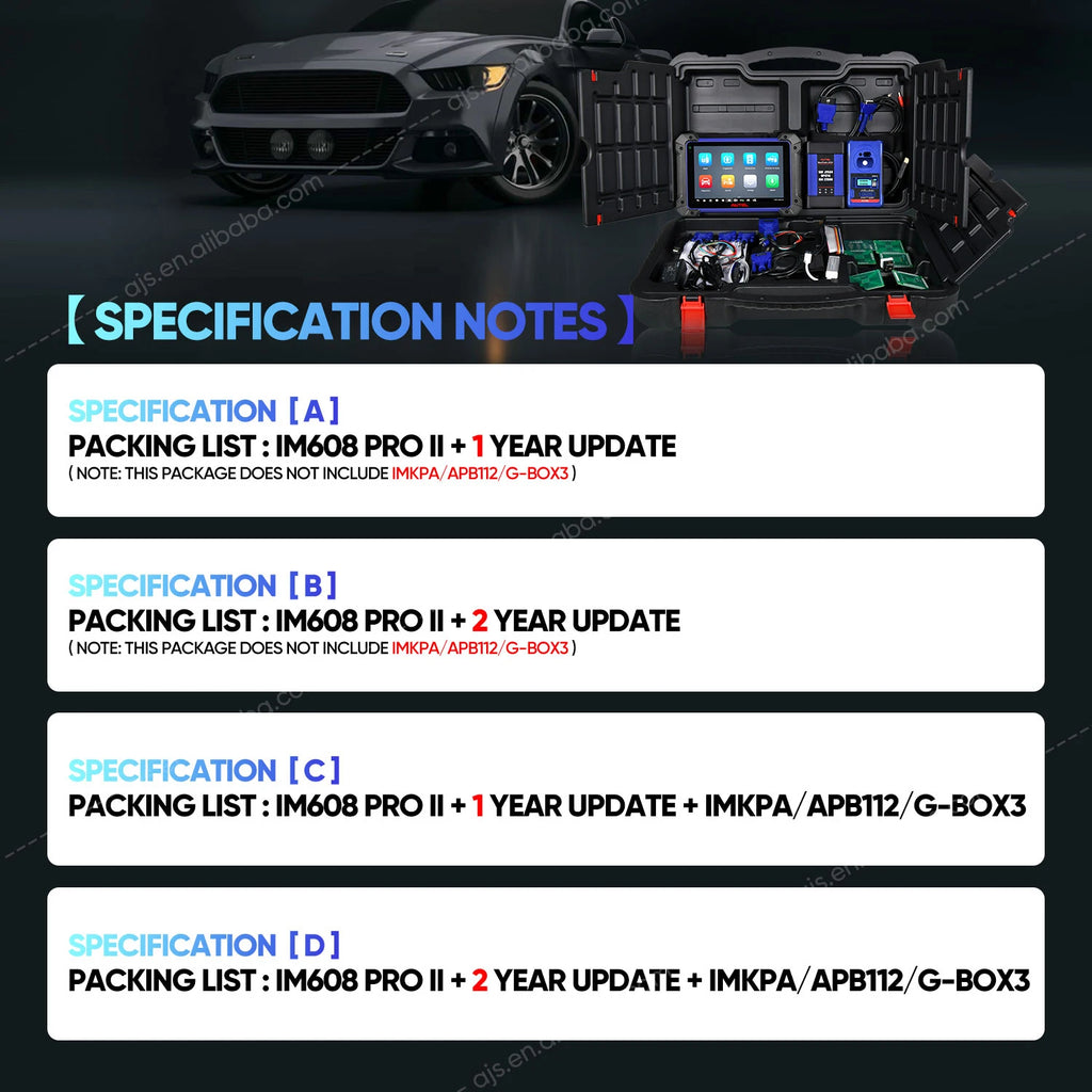 Autel MaxiIM IM 608 PRO II 2 Car Key Programming IM608S IM608 PRO2 IKey Programmer XP400PRO Vehicle OBD2 Scanner Diagnostic Tool
